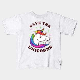 Save The Unicorns Kids T-Shirt